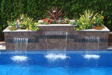 Swimming Pool Water Descent Swimming Pool Water Descent