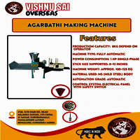 Agarbathi Making Machine - Bamboo Diameter: 0.5mm To 2mm Millimeter (mm)