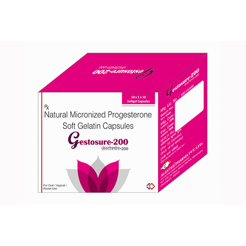 Natural Micronized Progesterone Soft Gelatin Capsules Generic Drugs