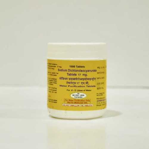 Sodium Dichloro Isocyanurate Tablets - 17 mg Solid Form | Industrial Grade, High Efficacy Disinfectant