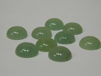 6mm Natural Green Aventurine Round Cabochon Calibrated Loose Stone
