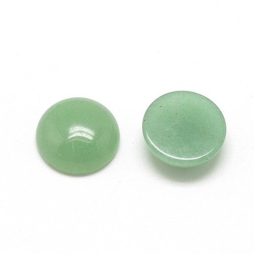 4mm Natural Green Aventurine Gemstone Round Cabochons Suppliers