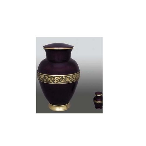 Roman V Token Brass Vases Cremation Urn