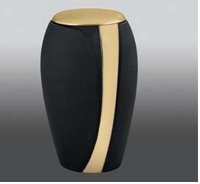 Roman V Token Brass Vases Cremation Urn