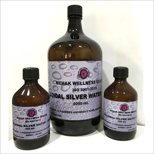 Ionized Colloidal Silver Water Ionized Colloidal Silver Water