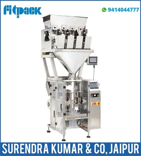 Automatic Pouch Packing FFS collar type with 4 Head weigher