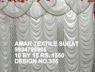 Wedding parda sidewall