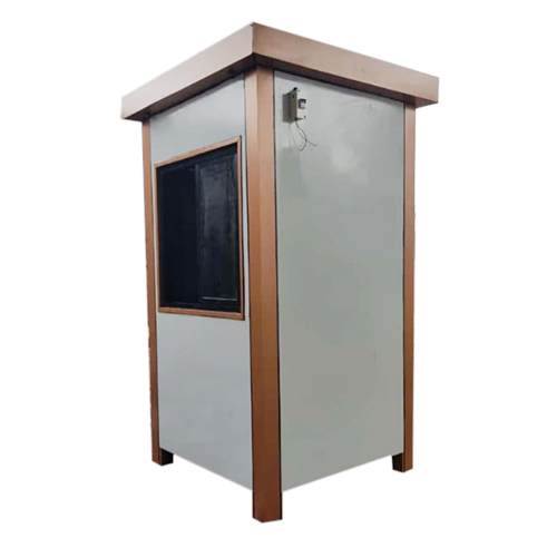 Onsite Security Guard Cabin Roof Material: Gi