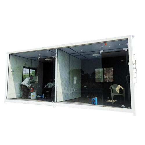 Portable Toll Booth Cabin Roof Material: Gi