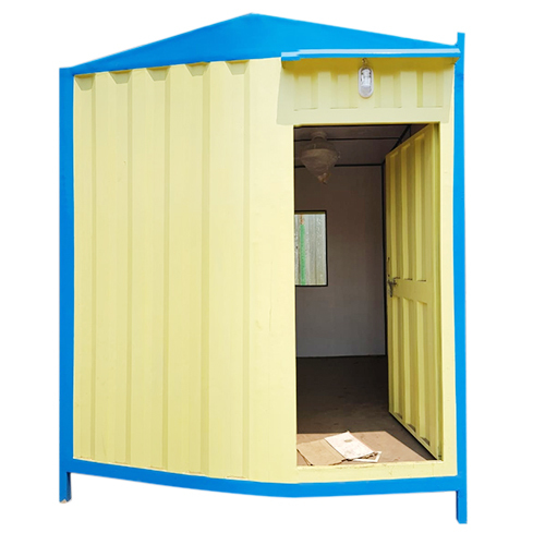Portable Western Toilet Cabin Roof Material: Gi