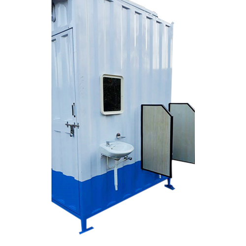 Portable Toilet Cabins Roof Material: Gi