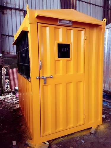 Security Cabin Roof Material: Gi