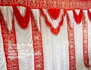 New design tent decorative parda