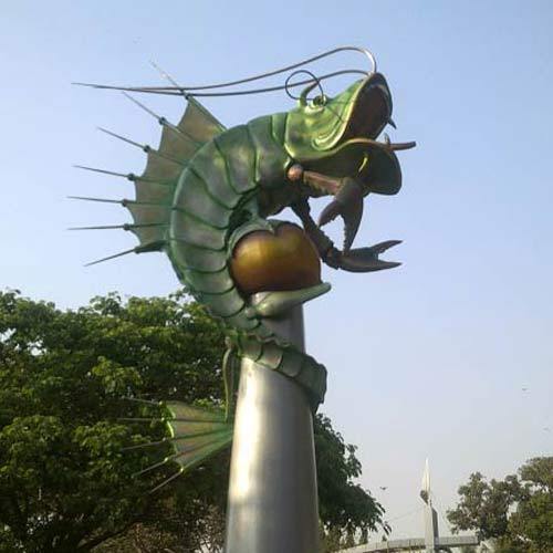 Customized Corporate Sculpture - Fibre Material Various Sizes Available | Antique Imitation Modern Art Styles Custom Color Options