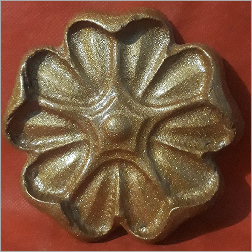 Wall Decorators - Floral Shaped Design, Glittering Golden Finish | Easy to Install, Polished Style with Indian Religious Touch