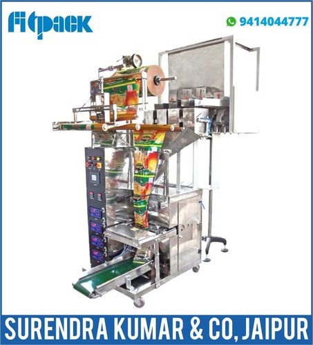 Automatic Pouch Packing FFS Pneumatic with 4 Head Weigher