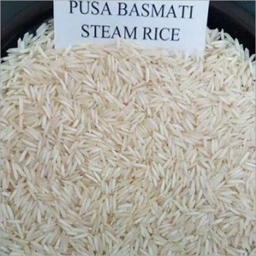 Pusa Basmati Steam Rice - Long Grain, Organic White Rice | Low Carb, Heart-Healthy, Rich in Insoluble Fibre, Impurity-Free