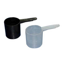30gm Plastic Scoop - 10gm Size, Rigid Polystyrene Plastic Material | High Utility For Powdery & Granular Substances, Durable Standard Finish