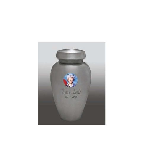 Custom Sublimation Silver Metal Urn