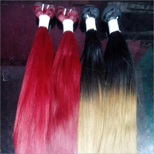 Straight Hair - Indian Human Hair, 8-14 Inch Length | Golden, Red, and Black Colors for Professional Use by Girls and Women