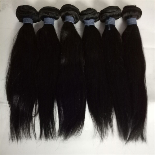 Straight Hair - Plastic Material, 8-14 Inch Length | Black Indian Human Hair for Professional Use by Women and Girls