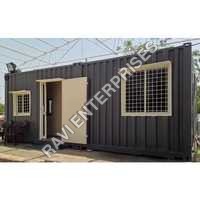 Cream And Brown Container Office Cabins
