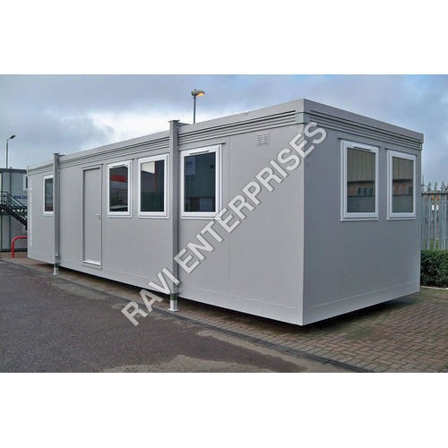 Gray Office Container Cabin