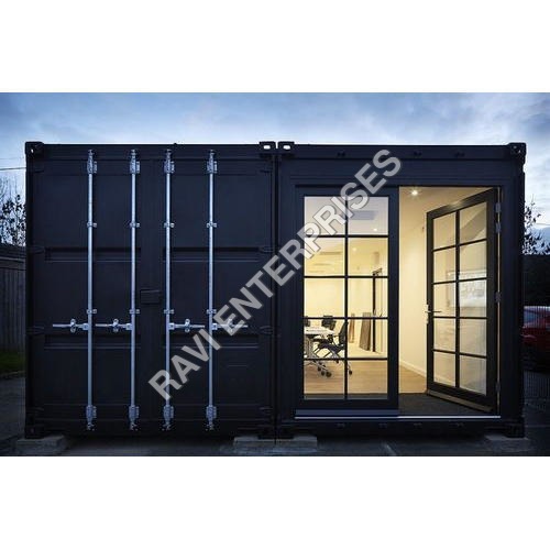 Black Shipping Container Cabin