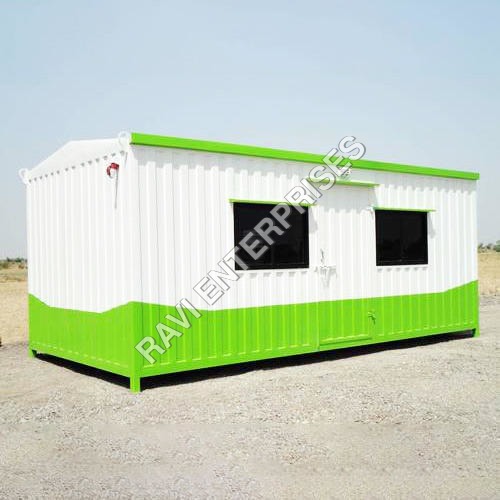 Green And White Industrial Ms Portable Cabin