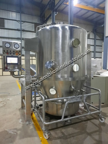 Fluid Bed Dryer - Stainless Steel, Customized Size, Silver Finish | Power Consumption 5 to 100 KW, Electrical/Steam/Thermic Fluid Heat Source, 12 Months Warranty