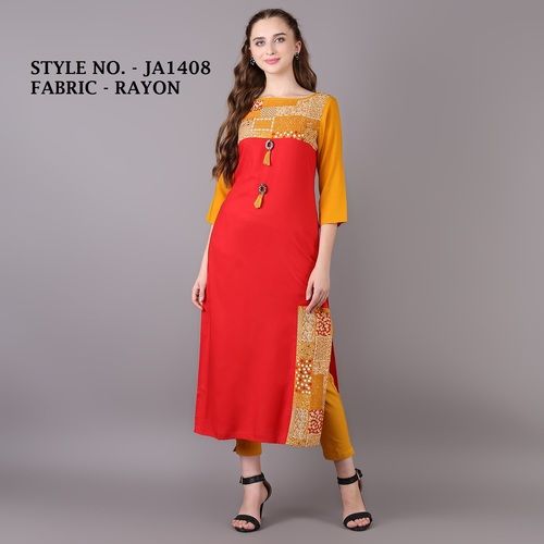 Rayon Kurtis