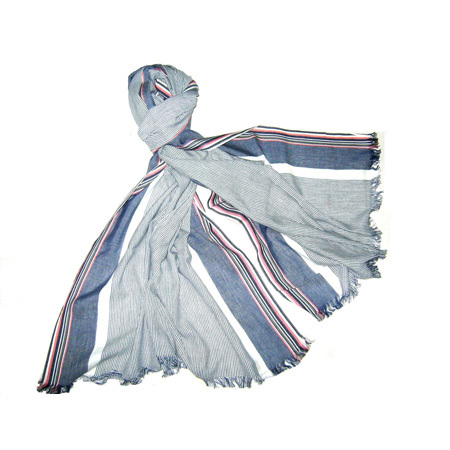 Blue Men Cotton Scarves