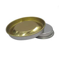 Golden Paint Tin Container Lid