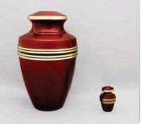 Cobalt Brass Vases Memorial Urn