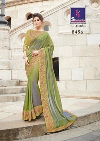 Georgette Designer Sarees