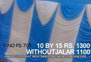 Beautiful parda tent fabric