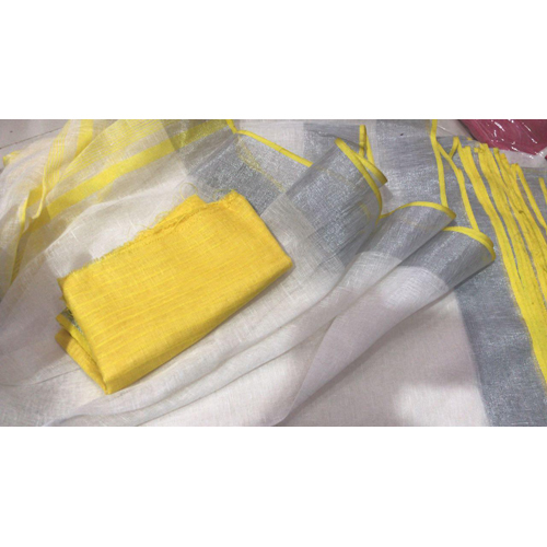Silk Ladies Linen Sarees