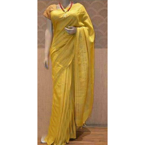 Ladies Plain Silk Saree
