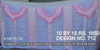 Tent parda design fabric