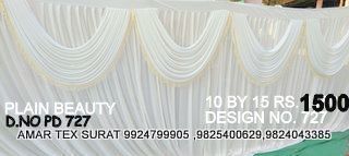 Wedding parda designs fabric