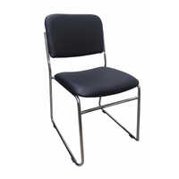 Black Armless Office Chair