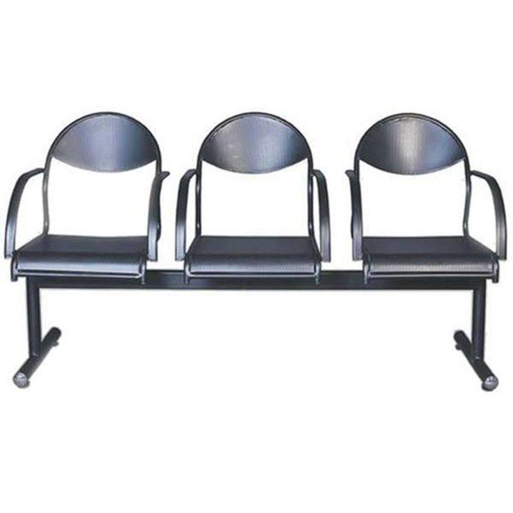 Carving Stainless Steel Waiting Room Chair