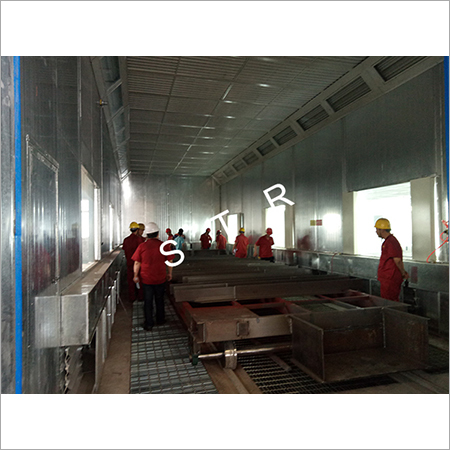 Water Rotary Spray Painting Room