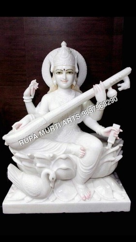 Marble Saraswati Statue By RUPA MURTI ARTS