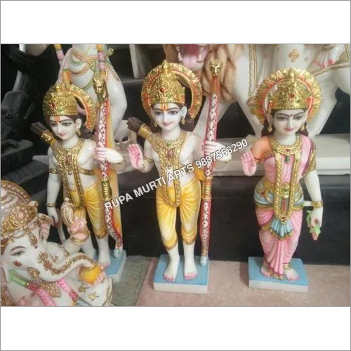 Marble Ram Darbar Family Statue