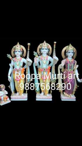 Ram Darbar Marble Murti With Hanuman Ram Darbar Marble Murti With Hanuman