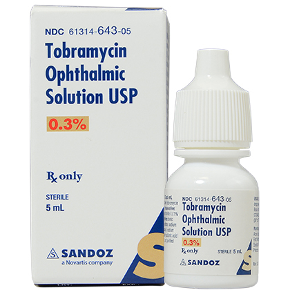 Tobramycine Sulphate Ophthalmic Solution 0.3% General Medicines