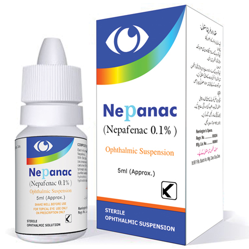 Nepafenac Opthalmic Solution 0.1%