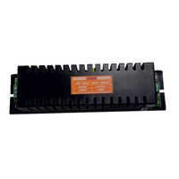 5a Led Strip Driver - 12v Dc Output, Load Current 5a | Black, 195 X 47 X 41 Mm, >70% Efficiency, Auto Recovery Short Circuit Protection
