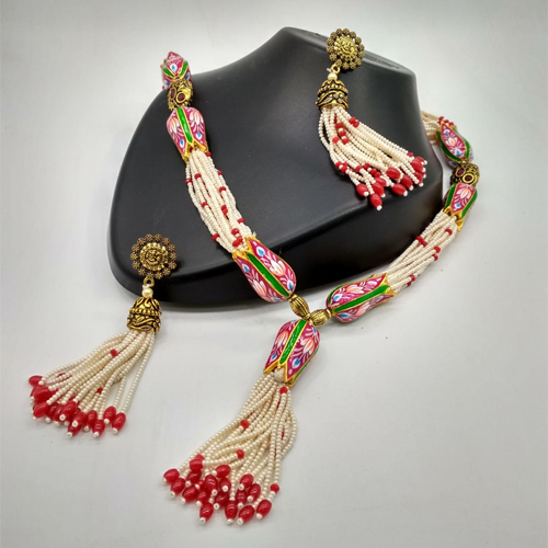 Fancy Gemstone Necklace set